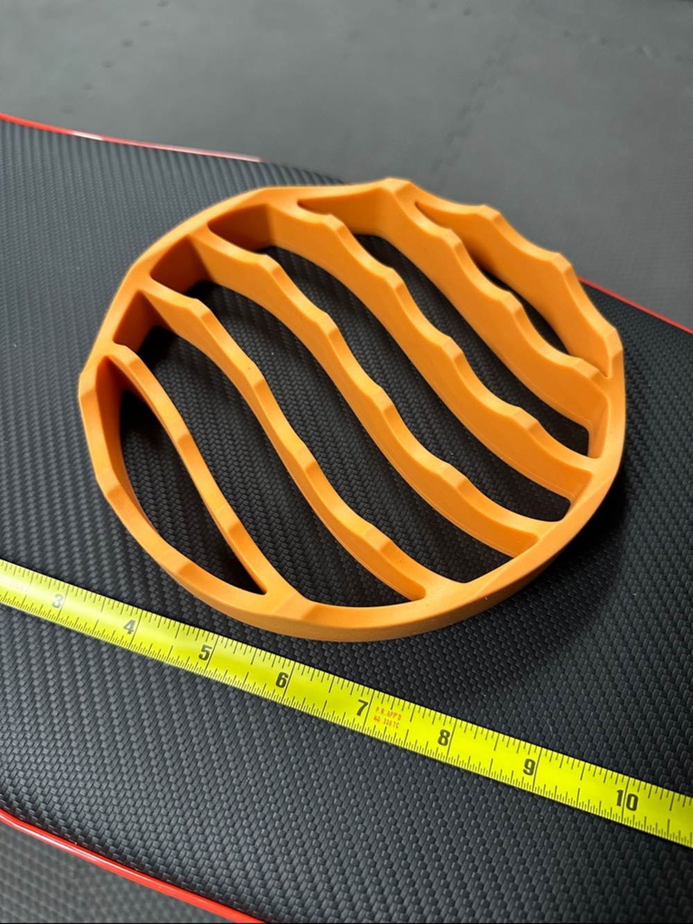 Round Orange Instant Pot Roasting Rack - Picture 2 of 4